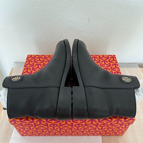 👢Tory Burch👢 Classic Junction 35 mm Ankle Bootie -  Tumbled Leather, Size 8 - Picture 8 of 14